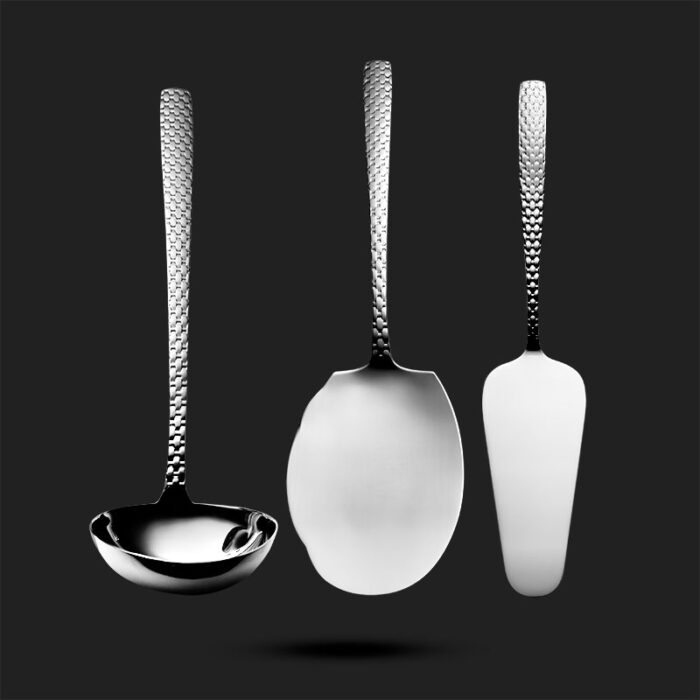 128pcs-kafgir سرویس 136 پارچه قاشق و چنگال داماس طرح مایا - تصویر 3