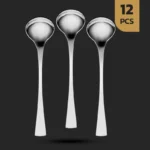 سرویس ۱۲ پارچه قاشق سوپ‌خوری داماس طرح آوید