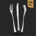 سرویس ۱۷۲ پارچه ۳۰ نفره قاشق و چنگال طرح آوید