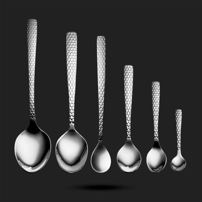 51-64pcs-maya-spoon سرویس 51 پارچه 6 نفره طرح مایا - تصویر 3