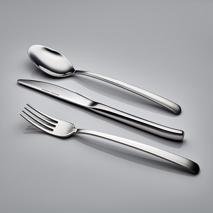 detail سرویس قاشق و چنگال 172 پارچه 30 نفره طرح رویال - تصویر 2