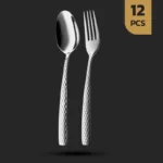 سرویس 12 پارچه قاشق چنگال طرح مایا