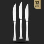 سرویس 12 پارچه کارد غذا طرح آوید