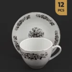 سرویس 12 پارچه چینی چایخوری دانمارکی طرح نینا