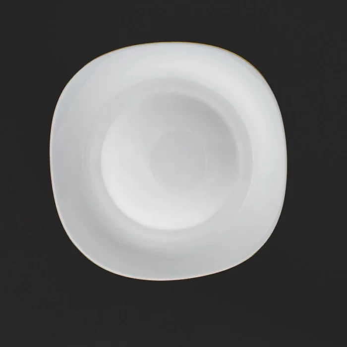 سرویس 26 پارچه اپال طرح لب طلا چهارگوش - تصویر 2