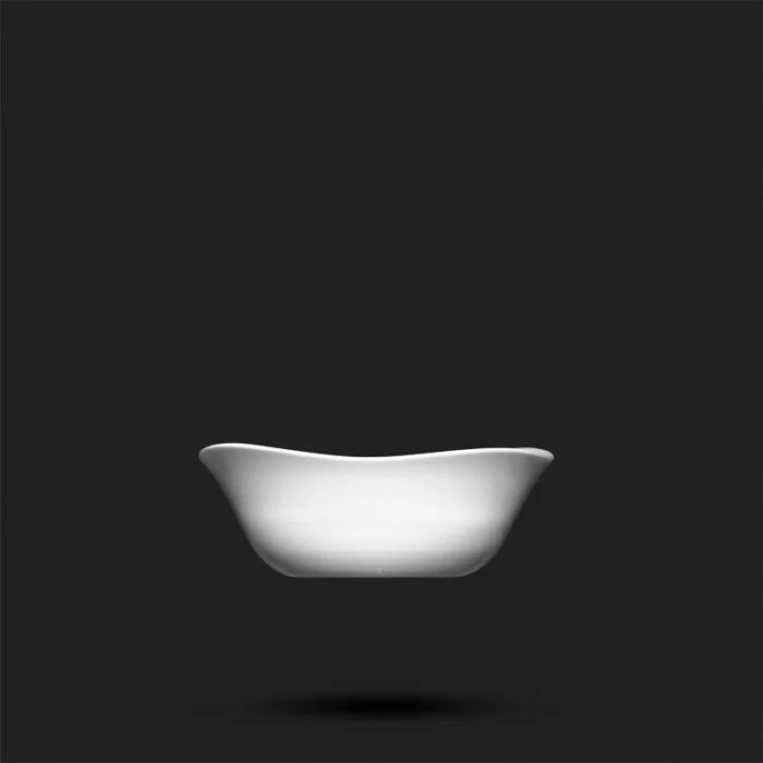 اپال-مربع سفید-ماست سرویس 25 پارچه اپال چهارگوش کلاسیک سفید - تصویر 6