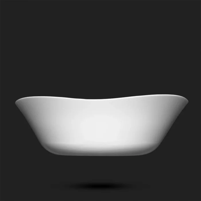 سرویس 26 پارچه اپال سفید مدل چهارگوش کلاسیک - تصویر 6