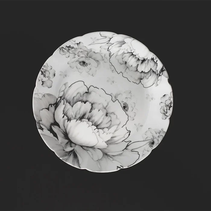 سرویس 26 پارچه اپال طرح 706 نیلوفری - تصویر 2