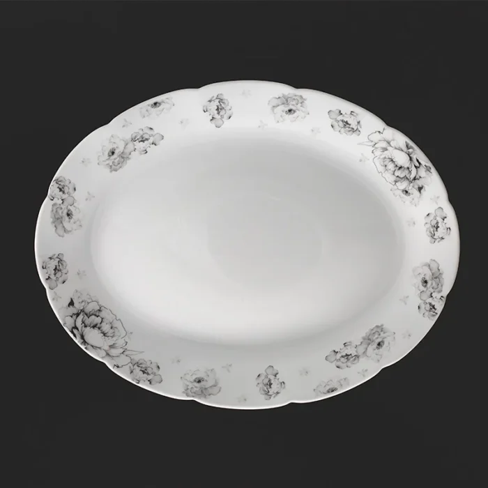 سرویس 26 پارچه اپال طرح 706 نیلوفری - تصویر 4