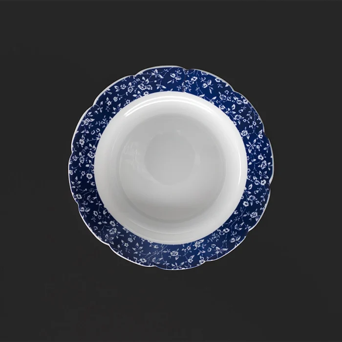 سرویس 26 پارچه اپال طرح 705 نیلوفری - تصویر 4