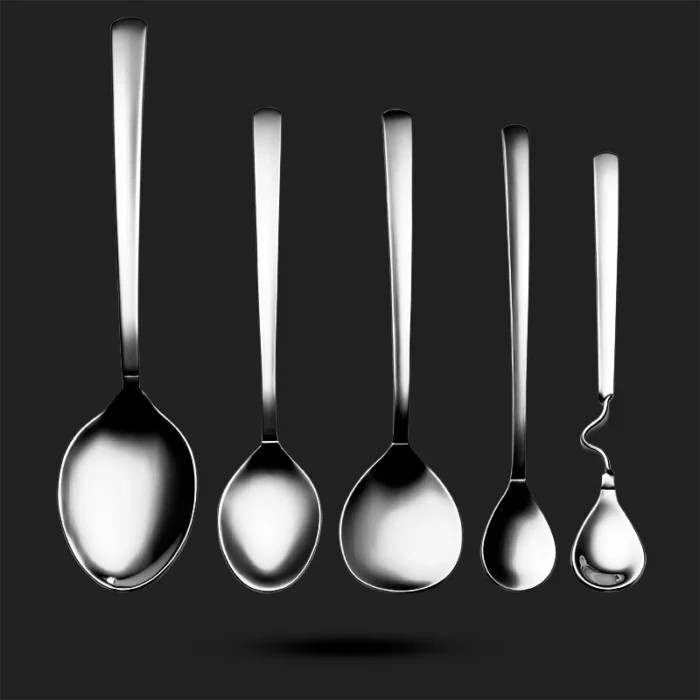 رویال-قاشق-2-172 سرویس قاشق و چنگال 172 پارچه 30 نفره طرح رویال - تصویر 3