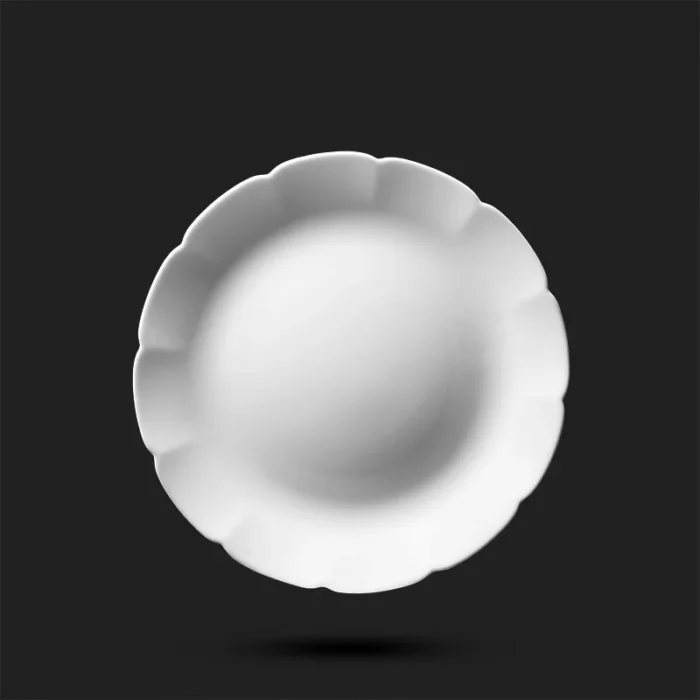 سرویس 26 پارچه اپال سفید مدل نیلوفری - تصویر 2