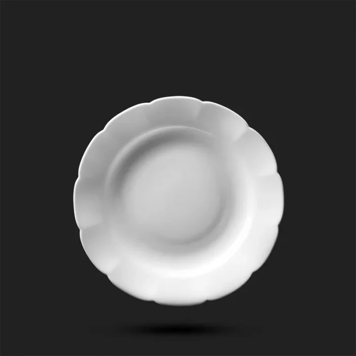 سرویس 26 پارچه اپال سفید مدل نیلوفری - تصویر 4