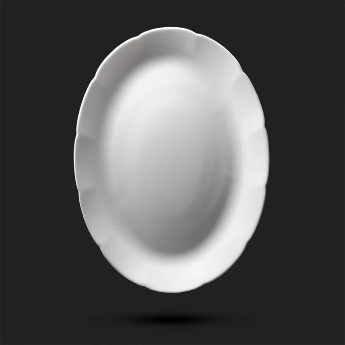 سرویس 26 پارچه اپال سفید مدل نیلوفری - تصویر 7