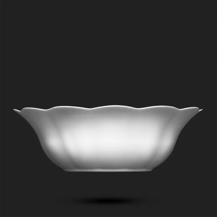 سرویس 26 پارچه اپال سفید مدل نیلوفری - تصویر 3