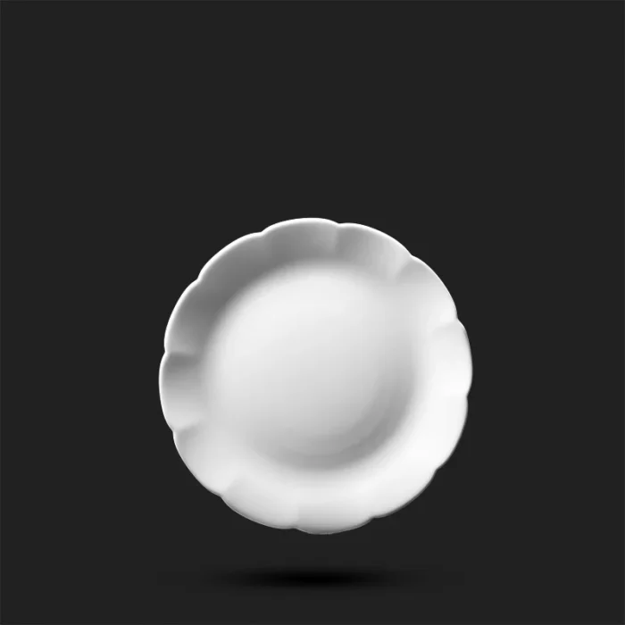 سرویس 26 پارچه اپال سفید مدل نیلوفری - تصویر 5