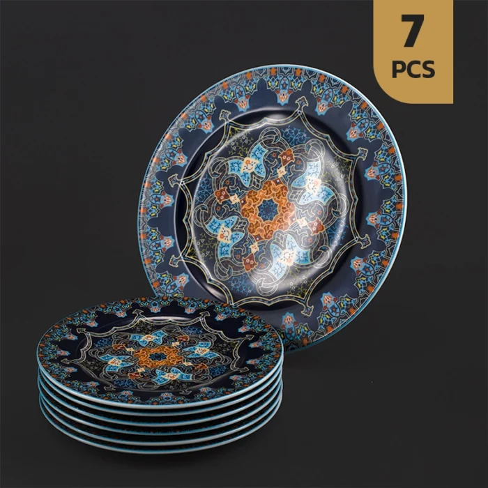 سرویس 7 پارچه میوه خوری چینی مقصود طرح دلارام - تصویر 1