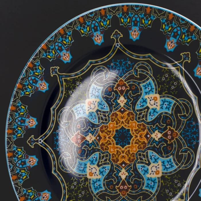 سرویس 7 پارچه میوه خوری چینی مقصود طرح دلارام - تصویر 2