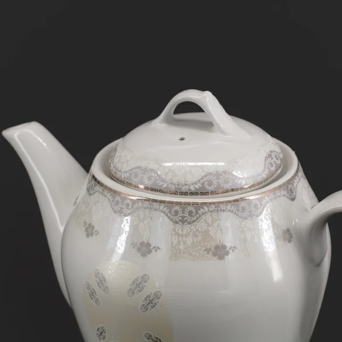 سرویس چای خوری 17 پارچه چینی مقصود طرح زینا - تصویر 6