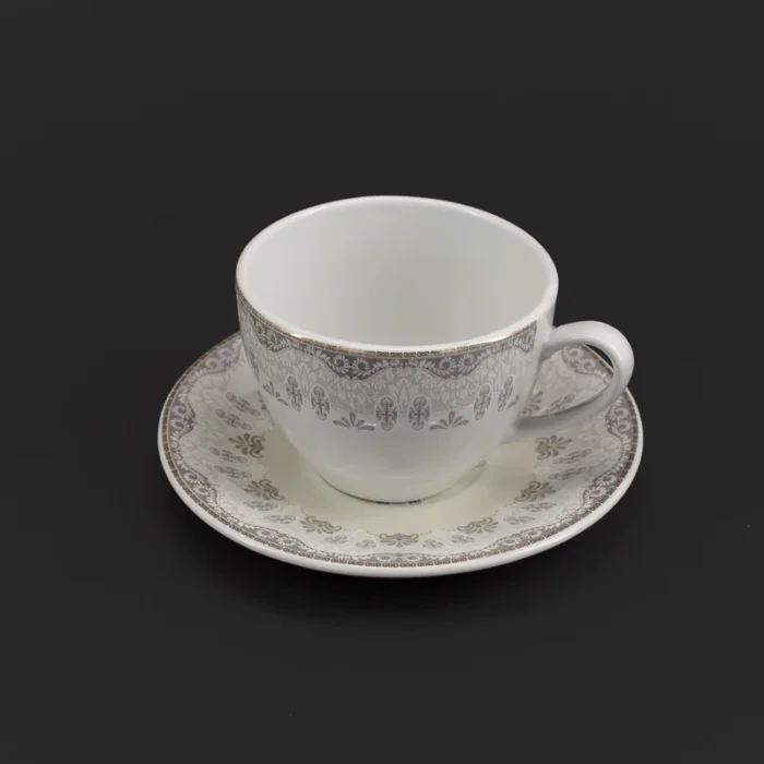 سرویس چای خوری 17 پارچه چینی مقصود طرح زینا - تصویر 2