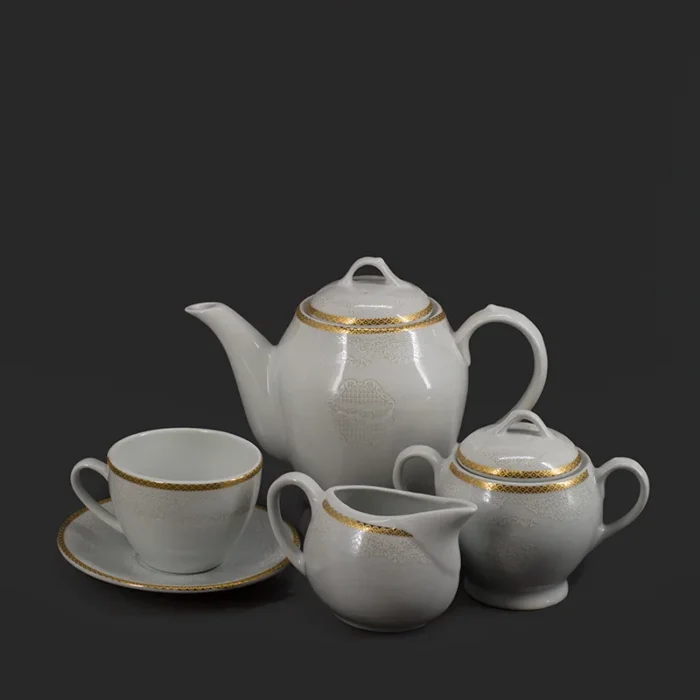 17پارچه چینی مقصود طرح ژرفا سرویس 17 پارچه چینی مقصود طرح ژرفا