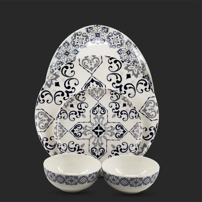 18036 2 سرویس 2 نفره قاشق چنگال و بن چاینا طرح 18036 - تصویر 3