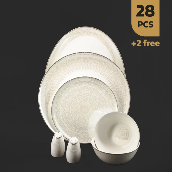 بن-چاینا-19152-دینواساینا سرویس 28 پارچه بن چاینا طرح 19152