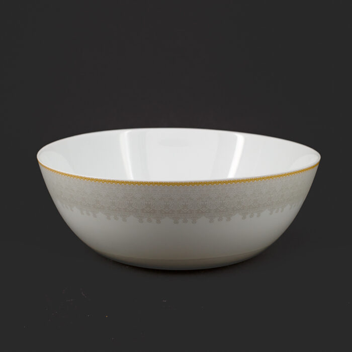 شایا-خاکستری-کاسه کاسه بزرگ سرویس اپال مقصود طرح شایا خاکستری