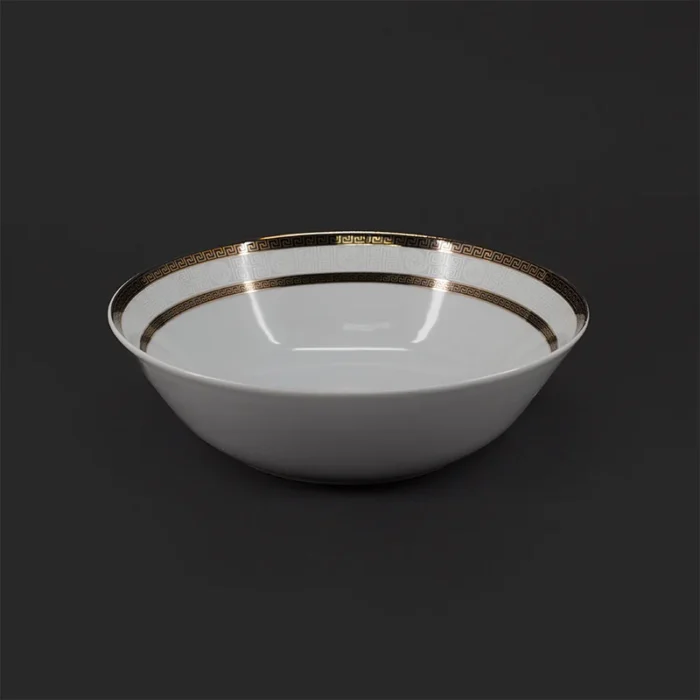 کاسه طلا ورساچه مشکی چینی مقصود کاسه طلا ورساچه مشکی چینی مقصود