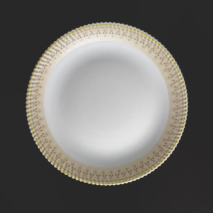 بشقاب غذاخوری سرویس 25 پارچه اپال طرح 59002 دینو