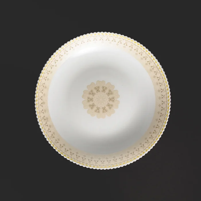 بشقاب خورشت خوری سرویس 25 پارچه اپال طرح 59002 دینو