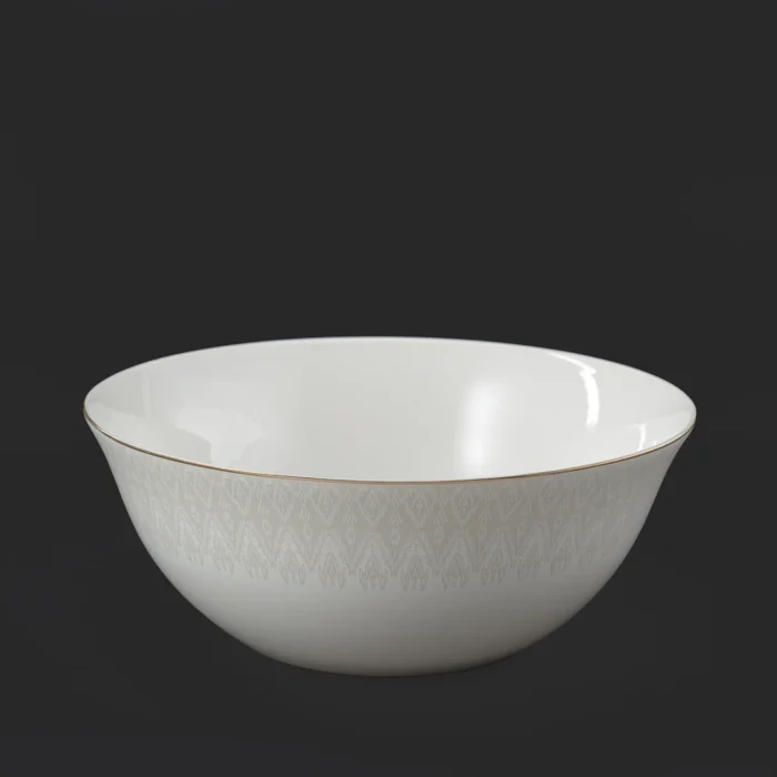 کاسه سالاد سرویس 28 پارچه بن چاینا دینووا ساینا طرح 19151 لوستر طلا