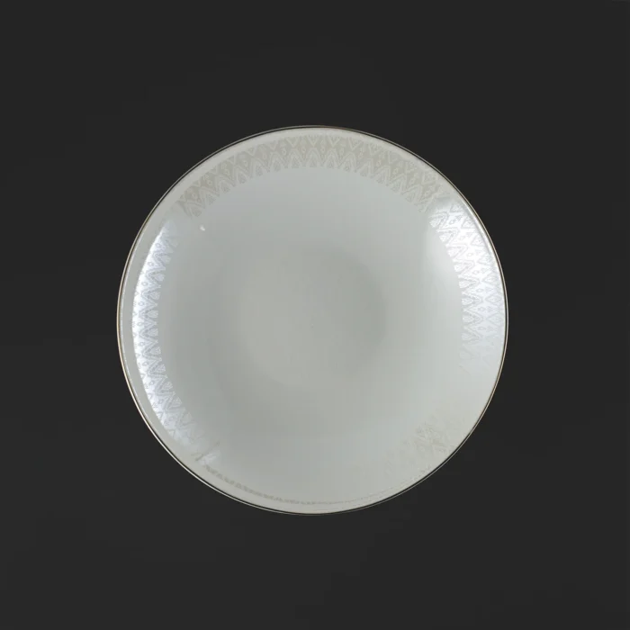 بشقاب برنج خوری سرویس 28 پارچه بن چاینا دینووا ساینا طرح 19151 لوستر طلا