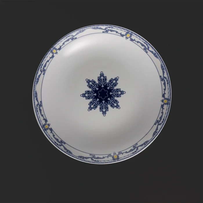 بشقاب خورشت خوری ارکوپال دینو طرح آتای سورمه ای