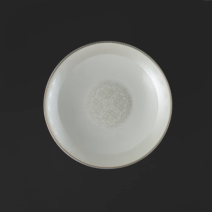 بشقاب خورشت خوری سرویس 28 پارچه بن چاینا دینووا ساینا طرح 24016 لوستر طلا