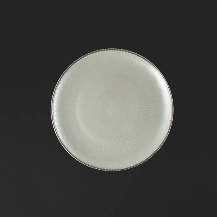 بشقاب میوه خوری سرویس 28 پارچه بن چاینا دینووا ساینا طرح 24016 لوستر طلا