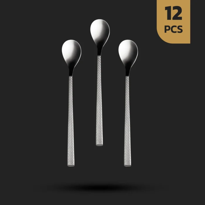 شربت-السا-12 سرویس 12 پارچه قاشق شربت خوری طرح السا