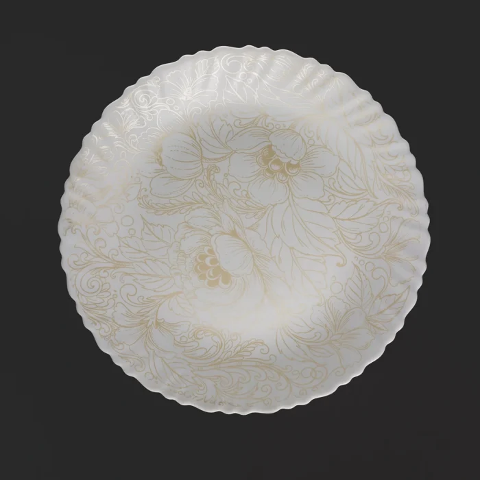 بشقاب غذاخوری سرویس 25 پارچه اپال دینو طرح گلور