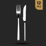 سرویس 12 پارچه کارد و چنگال میوه خوری طرح سلیا