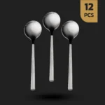 سرویس ۱۲ پارچه قاشق سوپ خوری داماس طرح السا