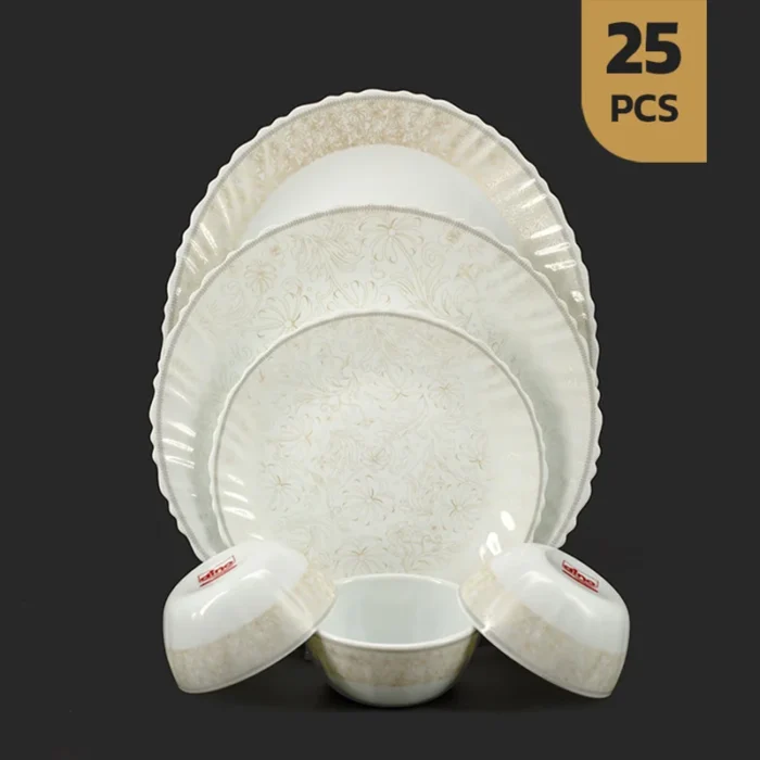 سرویس 25 پارچه اپال دینو طرح لیوزا خط دار