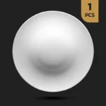 دیس اپال سفید گرد کلاسیک