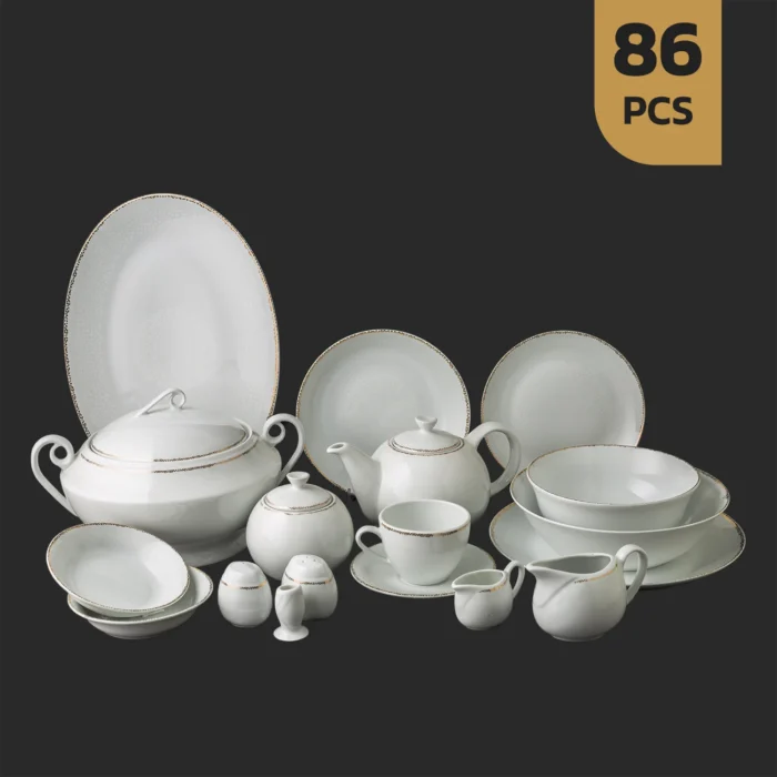 سرویس-چینی-کنزا-طلا-86-کاور سرویس ۸۶ پارچه چینی مقصود طرح کنزا