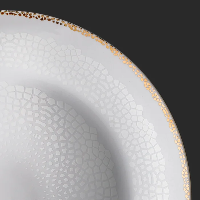 سرویس ۲۶ پارچه چینی مقصود طرح کنزا - تصویر 2