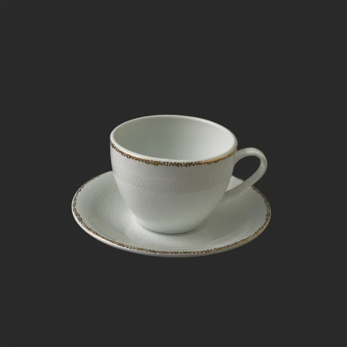 سرویس ۱۲ پارچه چایخوری چینی مقصود طرح کنزا - تصویر 2