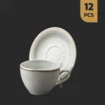 سرویس ۱۲ پارچه چایخوری چینی مقصود طرح نووا