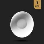 بشقاب خورشت‌ خوری سفید اپال صدفی فله