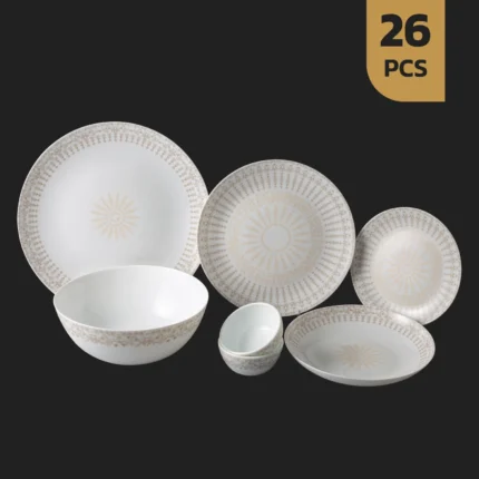 سرویس ۲۶ پارچه آیروپال طرح فردیس کرم