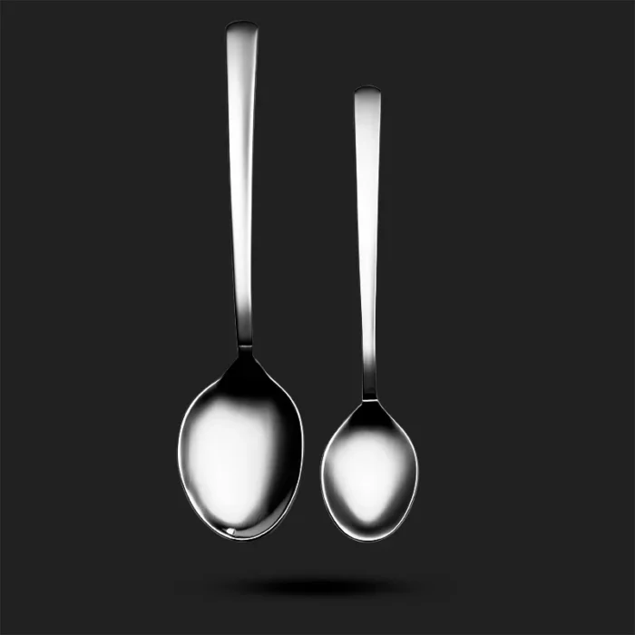 سرویس ۳۰ پارچه قاشق و چنگال داماس طرح رویال - تصویر 3