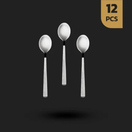 سرویس ۱۲ پارچه قاشق مرباخوری داماس طرح السا